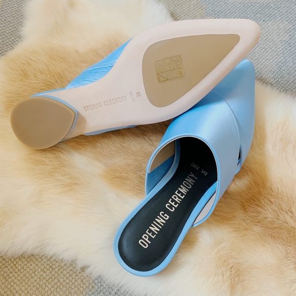NWT Opening Ceremony Satin Mules - Picture 4 of 6